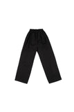 Basic Cotton Two Tuck Wide Pants
