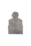Artless Hooded Denim Vest