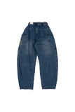 Solari Pocket Wide Balloon Banding Denim