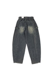 Loe Side Curve Snap Over Denim
