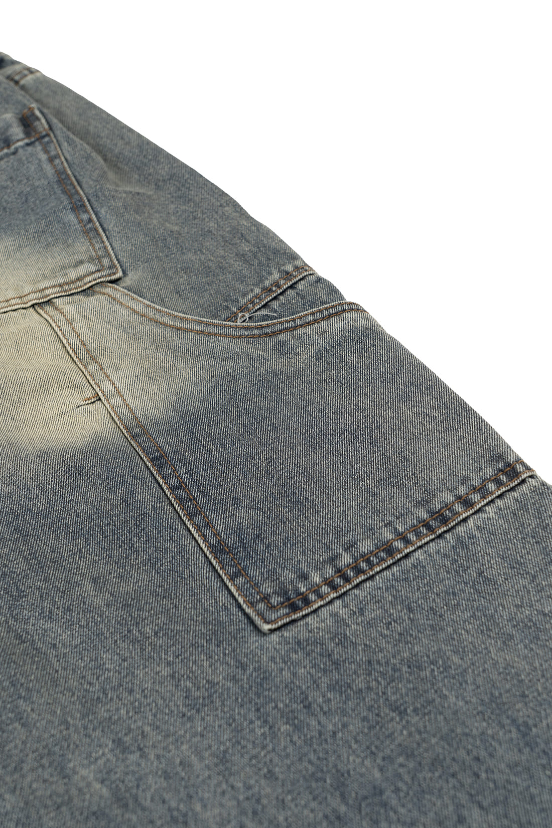 【oan】Unraveled Carpenter Banding Denim oan (オアン) - アンラベルドカーペンターバンディングデニム