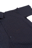 Porce Summer Roll Up Short Sleeve Check Shirt