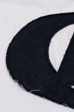 D Embroidery Logo Washing Short Sleeve T-Shirt