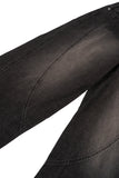 Delia Wave Curve Cut Denim