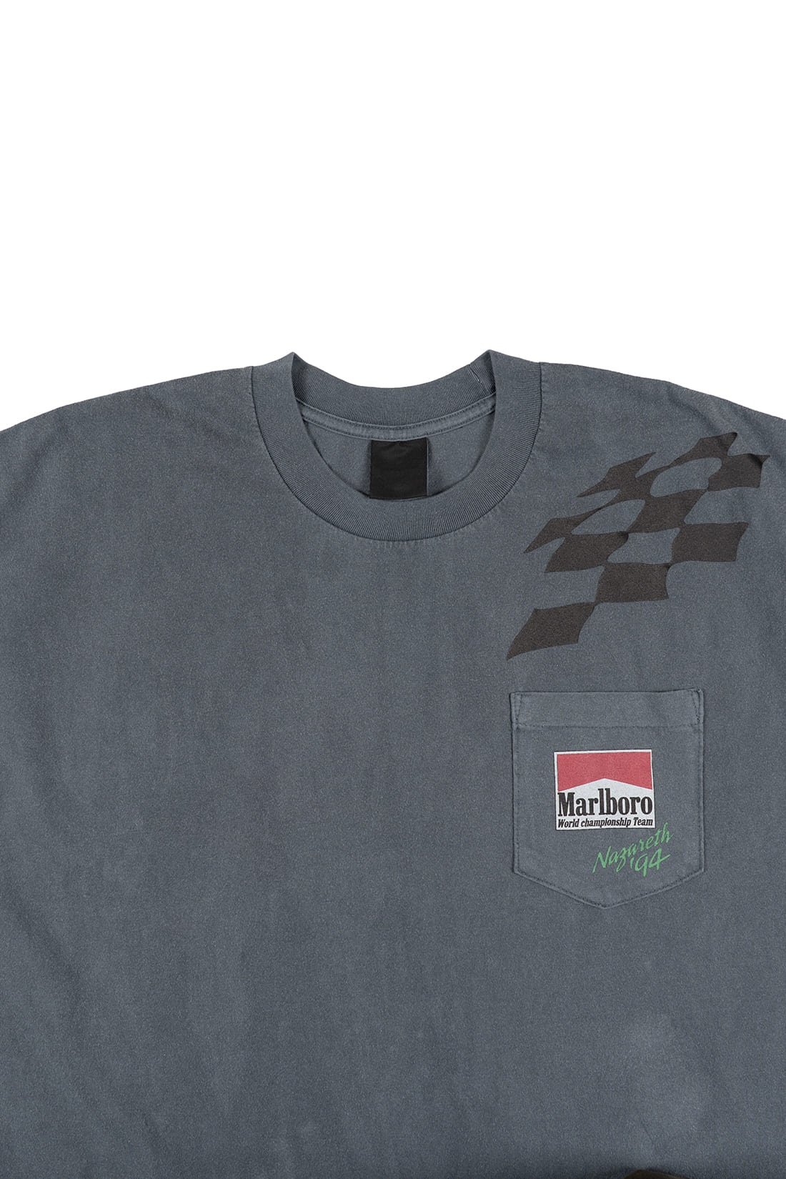 oan (オアン) - チェッカーF1ウォッシュ加工半袖Tシャツ