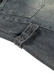 Loe Side Curve Snap Over Denim