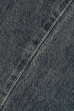 Loe Side Curve Snap Over Denim