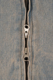 Artless Hooded Denim Vest