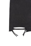 Cross Necklace Damage Pigment Short Sleeve T-Shirt