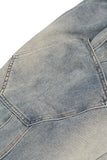 Side Cut Pocket Curved Denim