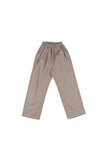 Basic Cotton Two Tuck Wide Pants