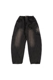 Solari Pocket Wide Balloon Banding Denim