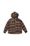 Peko Hooded Check Shirt