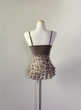Rayz Leopard Long Lace Top