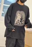 Fears My Cat Printed T-Shirt