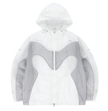 WAVE M LOGO HOODED WINDBREAKER