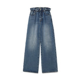 Flower Denim Pants