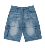 BERMUDA CARGO DENIM SHORT