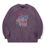 Stuffy Bunny Raglan Pigment Sweatshirt