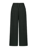 [mnem] Easy Stripe Wide Pants