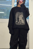 Fears My Cat Printed T-Shirt