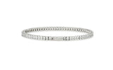 Essence Silver Square Channel Tennis Bracelet