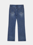 CYNIC FLARE DENIM PANTS