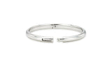 Essence Silver Metal Chunky Bangle