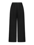 [mnem] Easy Stripe Wide Pants