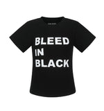 [mnem] Bleed in Black Tee