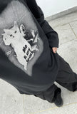 Fears My Cat Printed T-Shirt