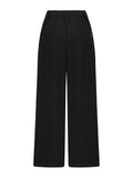[mnem] Easy Stripe Wide Pants
