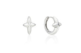 Nova Silver One Touch Earrings