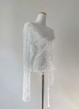 Ener Lace Frill Cardigan