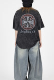 Circle Chopper Vintage Washed Short Sleeve T-Shirt