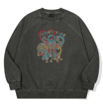 Stuffy Bunny Raglan Pigment Sweatshirt