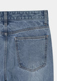 CYNIC FLARE DENIM PANTS
