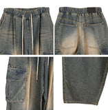 Eti Balloon Washing Cargo Denim Pants