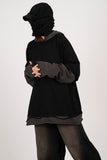 Diela Layered Hood Long Sleeve T-Shirt
