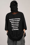Grafia Slogan Short Sleeve T-shirt