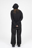 Basic Cotton Two Tuck Wide Pants