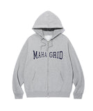 APPLIQUE ZIP UP HOODIE