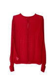 WRINKLE MESH CARDIGAN