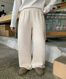 Mullein Banding Boucle Knit Pants