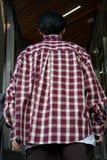 (MADE) Earth Oversized Check Shirt