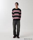 MESH STRIPE KNIT