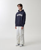 TWILL CUT OFF APPLIQUTE HOODIE