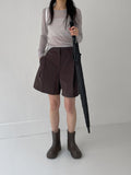 Atom round ankle rain boots