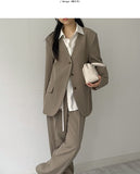 Frank No-Collar Loose Fit Jacket
