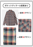 Aurora Overfit Check Shirt